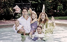 Hạnh phúc ngọt ngào của Thủ tướng Canada Justin Trudeau