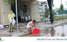 Khu dân cư quanh năm ngập nước giữa Thủ đô