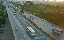 Cận cảnh cầu Thanh Trì nối hai bờ sông Hồng