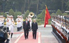 Chủ tịch nước chủ trì lễ đón Nhà vua và Hoàng hậu Nhật Bản