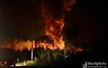 Nổ nhà máy chiết xuất gas như bom ở Nghệ An