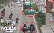 Video: Thót tim những pha tạt đầu, lấn làn trên đường dành cho buýt nhanh