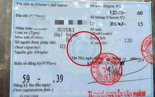 Công an chỉ cách phân biệt giấy tờ xe giả