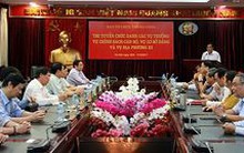 Ban Tổ chức Trung ương tiếp tục thi tuyển lãnh đạo