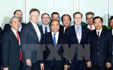 Thủ tướng gặp gỡ lãnh đạo 21 doanh nghiệp hàng đầu thế giới