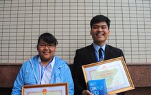 Hai học sinh trường chuyên chế ra các dẫn xuất mới điều trị ung thư