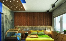 Ý tưởng sáng tạo với trần gỗ