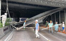 1 người bị thương do sập giàn giáo ở hầm Thủ Thiêm