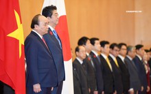 Lễ đón Thủ tướng Nguyễn Xuân Phúc thăm Nhật Bản