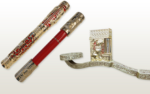 Chiêm ngưỡng bộ đôi sản phẩm bút và bật lửa phiên bản riêng cho năm Mậu Tuất - Biểu tượng cho tài sản và quyền lực của đàn ông quý tộc