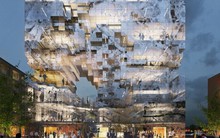 Tòa nhà năng lượng mặt trời giống như một viên đá tinh thể