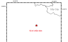 Động đất 3,7 độ Richter tại gần biên giới Việt-Lào