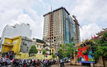 Việc phá dỡ vi phạm ở 8B Lê Trực hiện nay ra sao?