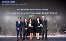 BIDV được vinh danh "Ngân hàng cung cấp dịch vụ thanh toán tốt nhất" và "Ngân hàng giao dịch tốt nhất tại Việt Nam"