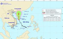 Áp thấp nhiệt đới mạnh thêm và di chuyển theo hướng Bắc