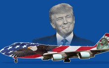 Tổng thống Trump muốn sơn lại chiếc Air Force One cho thêm "chất Mỹ"