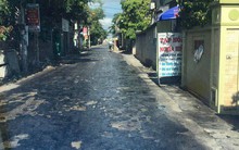 Đường nhựa tan chảy vì nắng nóng ở Hưng Yên