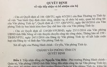 Lái xe được bổ nhiệm làm phó phòng Hành chính