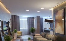 Căn hộ mang màu sắc nam tính với tông màu xám