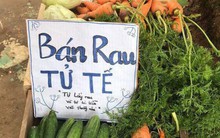 Việc tử tế dễ thuơng nhất hôm nay: Bán rau sạch tự nhiên, người mua rau tự bỏ tiền vào thùng!