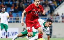 Tiền đạo Văn Quyết - người ghi bàn thắng tung lưới Olympic UAE "già" thứ nhì đội tuyển, là anh rể tương lai của Duy Mạnh