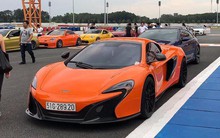 Dàn siêu xe sặc sỡ thử tốc độ ở trường đua Đại Nam