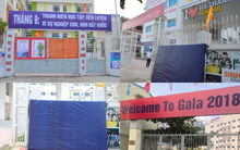 Thanh tra Hà Nội vào cuộc, hàng loạt biển trường học đột nhiên được che bịt