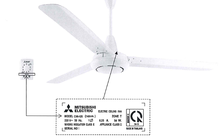 Cảnh báo một số mẫu quạt trần Mitsubishi Electric có nguy cơ mất an toàn