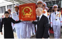 Trực tiếp: Đưa linh cữu Chủ tịch nước Trần Đại Quang về quê nhà