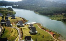 Tháo dỡ các công trình không phép ở hồ Tuyền Lâm