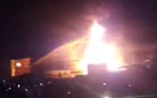 Cháy lớn cây xăng ở Nha Trang