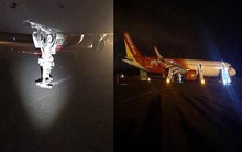 Chuyến bay gặp sự số tại Buôn Ma Thuột: 2 bánh trước bị mất trong quá trình hạ cánh