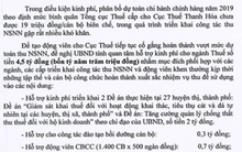 Chủ tịch Thanh Hóa nói về việc Cục Thuế Thanh Hóa xin 700 triệu đồng để “động viên anh em” đi thu thuế