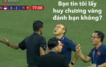 Hình ảnh thầy Park "cà khịa" trọng tài là nguồn cảm hứng chế ảnh lớn nhất đêm nay