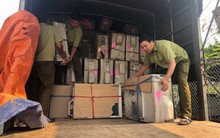 Thu giữ hơn 300 kiện hàng hóa nhập khẩu không rõ nguồn gốc