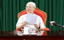 Tổng Bí thư, Chủ tịch nước Nguyễn Phú Trọng chủ trì họp lãnh đạo