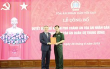 Trao Quyết định bổ nhiệm Phó Chánh án TANDTC, Chánh án Tòa án Quân sự Trung ương