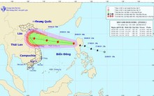 Bão Podul đi vào Biển Đông và có diễn biến phức tạp