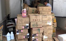 Thu giữ số lượng lớn nguyên liệu trà sữa không rõ nguồn gốc