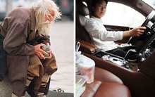 Chứng kiến ông lão va vào xe mình, ông bố hành động bất ngờ và bài học dạy con đắt giá