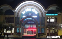 Ảnh: Công nhân xuyên đêm chỉnh trang ga Đồng Đăng trước giờ đón Chủ tịch Kim Jong Un