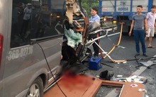 Hiện trường vụ xe Limousine gặp nạn trên cao tốc làm 1 bác sĩ và 1 cảnh sát cơ động tử vong