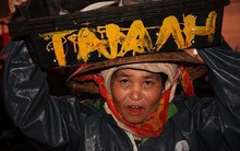 Nhọc nhằn những nữ phu đội cả tấn cá nơi cửa biển