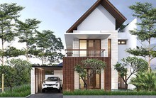 Mẫu nhà mái tam giác phá cách nhưng vẫn đẹp hút hồn