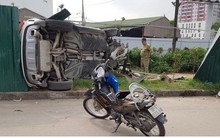 Hiện trường vụ nữ tài xế Mercedes tông liên hoàn, 3 người nhập viện