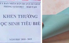 Trưởng Phòng GD&ĐT quận Cầu Giấy gửi thư xin lỗi vụ thưởng học sinh giỏi tờ giấy A4