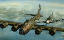 Thấy máy bay của địch bốc khói, phi công Đức bám theo và làm 1 việc không ai có thể ngờ