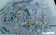 Ảnh: Con đường quan trọng trung tâm Thủ đô rục rịch thi công sau 15 năm 'đắp chiếu'