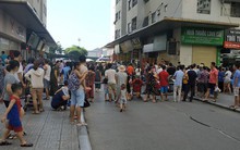 [Ảnh] Hiện trường vụ nổ khiến nhiều người bị thương ở khu chung cư Linh Đàm