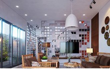 Ngôi nhà gây ấn tượng nhờ sử dụng nội thất gỗ mộc mạc